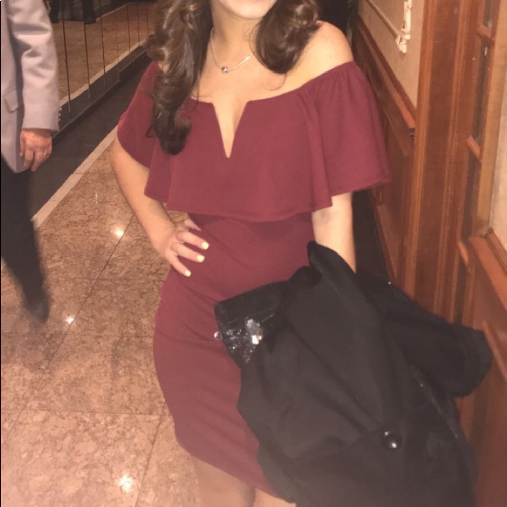 Beautiful burgundy dress